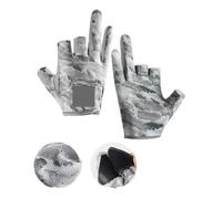 FVDZRFIE Guanti Da Pesca 1 Paio Di Guanti Da Pesca for Uomo Con Protezione Solare Secondaria E Seta Antiscivolo Traspirante Sottile A Tre Dita