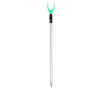 FVDZRFIE Porta Canne da Pesca da Terra Supporto for Canna da Pesca Retrattile 1-5 Pezzi, A Terra, Adatto for La Sabbia della Riva(Green 80 cm)