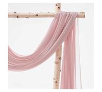 FVDZRFIE Tende Ad Arco Nuziali Tessuto Chiffon Solido, Drappeggio ad Arco Nuziale, Materiale Morbido e Trasparente Fatto a Mano Fai-da-Te for la Decorazione del soffitto sullo Sfondo della Festa