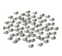 FVFIJH 30-200 pezzi di perline distanziatrici a forma di tubo sfuso placcate in argento per la creazione di gioielli, ciondoli a tubo, accessori per braccialetti e collane fai da te - 03-100 pezzi