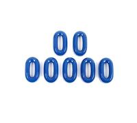 FVGOKMNA Anello sfiato automobilistico Compatibile con Benz per CLA C118 2020 2021 2022 2023 Accessori per Auto AC Vent Trim Anteriore Posteriore Leva di Regolazione della Copertura Trim(7pcs Blue)