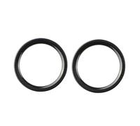 FVGOKMNA Anello sfiato automobilistico Compatibile con Nissan per Kicks 2017 2018 2019 2020 2021 2022 Auto Air Vent Presa di Copertura Aria Condizionata Presa Trim(Black)
