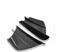 FVGOKMNA Compatibile con Ninja H2 per Ninja H2R Kit Alettone Aerodinamico per Motocicletta Spoiler Alettone Fisso Carenatura Alette Carenatura Alette Winglets per Moto Stile(Glossy Carbon Look)