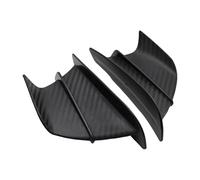 FVGOKMNA Compatibile con per YZF R1 per YZF R6 per YZF R25 Winglet Alettone Aerodinamico Laterale Winglet Deflettore Aerodinamico Spoiler per Moto Winglets per Moto Stile(Matte Carbon Look)