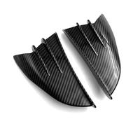 FVGOKMNA Compatibile con Z650 per Z800 per Z300 per Z750 per Z900 per Z1000 Kit Spoiler Aerodinamico Universale per Motocicletta Winglets per Moto Stile(Glossy Carbon Look)