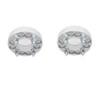 FVGOKMNA Distanziali Ruote Auto Compatibile con 2007-2015 2016 2017 2018 2019 2 Pezzi Hubcentric Wheels Spacer Parti Decorative da 4x100 A 4x108 4x4.25 12x1.5 Spessore 15/20 / 25mm(20 mm)