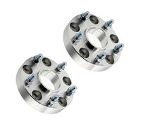 FVGOKMNA Distanziali Ruote Auto Compatibile con Range per Rover 2002-2013 2014 2015 2016 2017 2018 2019 2 Pezzi PCD: 5x120 CB: 72,56 Mm M14xP1.5 Distanziale Ruota Adattatore Distanziale Ruote(45mm)