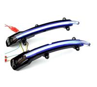 FVGOKMNA Indicatore laterale 2 Pezzi Di Indicatori Direzione Dinamici Specchietti Laterali Ripetitori Sequenziali Compatibile Con Q5 Per SQ5 8R 2010 2014 2015 2016 2017(Blue)