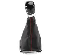 FVGOKMNA Pomello cambio Compatibile Con Ford Per Focus MK2 2005 2006 2007 2008 2009 2010 2011 2012 5 Speed Gear Stick Pomello Del Cambio Boot Cover