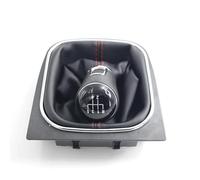 FVGOKMNA Pomello cambio Compatibile Con Per Golf 5 6 MK5 GTI GTD R32 2004 2005 2006 2007 2008 Per Scirocco Pomello Del Cambio Manuale Leva Del Cambio Ghetta Boot Cover(5 Speed 2)