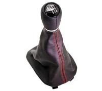 FVGOKMNA Pomello cambio Compatibile Con SEAT Per Leon 1M1 2002 2003 2004 2005 2006 Auto-styling 5/6 Velocità Pomello Del Cambio Per Auto Con Ghetta In PU Inserto Con Foro Da 12 Mm(6 speed 1)