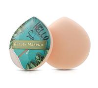 FVION Piumini da Cipria 2 Pezzi, Spugnetta Cipria Powder Puff, Grande Soffio di Cipria Del Viso per Uso Asciutto e Bagnato, Beauty Blender Spugnette per Cipria, Fondotinta, Contouring (Blu)