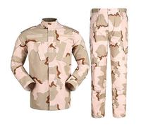 FVMECA Multitasche Multifunzione Resistente All'Uso Camouflage Deserto Uniforme Da Combattimento BDU Giochi Di Guerra Paintball Giacca+Pantaloni