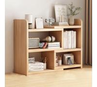 FVPJUXSG Libreria scrivania espandibile, libreria banco in legno, angolare, ufficio, organizer regolabile for dormitorio, soggiorno, angolo cucina(Natural,(40-80)*17 * 56cm)