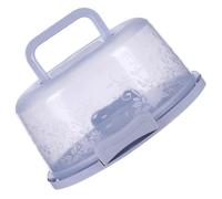 FVPKYUR Carrier Per Torta Con Coperchio E Maniglia, 26x22x12.5cm Scatola Per Trasporto Di Torte Rotondo Trasparente, Porta Torta Multifunzionale, Porta Tortas Con Coperchio Délice Per Mostra Eventi