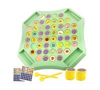 FVPKYUR Gioco di Memoria con Tabellone,Gioco di Memoria con Tessere con Frutta | Educativo per Sviluppare Logica - per Bambini e Adulti in Casa Scuola Ufficio Viaggio Picnic