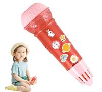 FVPKYUR Microfono Echo Per Bambini,Giocattolo Microfono Per L'infanzia - Dispositivo Gioco Educativo Per Canto E Discorso Per Bambini Piccoli, Bambine E - per Canto Giochi all'Aperto Feste