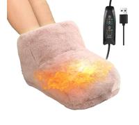 FVPKYUR Scaldapiedi elettrici riscaldati,Scaldapiedi elettrico | Soluzione di riscaldamento per scaldapiedi - Cuscinetti riscaldanti per coprire i piedi, morbido cuscinetto riscaldante per piedi,