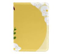 FVQL Custodia per passaporto da viaggio, in ecopelle, motivo: tucano, Colore 727, 11.5x16.5cm/4.5x6.5 in