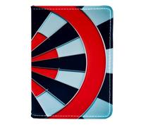 FVQL Custodia per passaporto per donne e uomini, accessori da viaggio, 11,4 x 16,5 cm, bersaglio per freccette, Colore835, 11.5x16.5cm/4.5x6.5 in