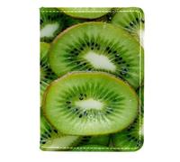 FVQL Custodia per passaporto per donne e uomini, accessori da viaggio, kiwi, Colore471, 11.5x16.5cm/4.5x6.5 in