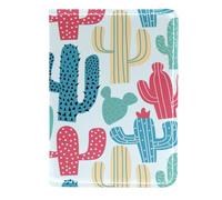 FVQL Custodia per passaporto per donne e uomini, accessori da viaggio, motivo pianta colorata, Color2886, 11.5x16.5cm/4.5x6.5 in