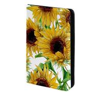 FVQL Porta passaporto, 10 x 14 cm, accessori da viaggio per donne, uomini, donne, uomini, giallo girasole, Multicolor4773, 10x14cm/4x5.5 in