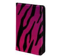 FVQL Porta passaporto, 10 x 14 cm, accessori da viaggio per donne, uomini e donne, uomini, stampa astratta zebra animale, Multicolore 48, 10x14cm/4x5.5 in