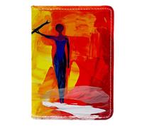 FVQL Porta passaporto 11,4 x 16,5 cm, accessori da viaggio per donne e uomini, motivo artistico dipinto, Color4383, 11.5x16.5cm/4.5x6.5 in
