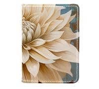 FVQL Porta passaporto, 11,4 x 16,5 cm, accessorio da viaggio per donne e uomini, motivo floreale retrò, Color4082, 11.5x16.5cm/4.5x6.5 in