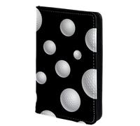 FVQL Porta passaporto da viaggio, 10 x 14 cm, in finta pelle, per pallina da golf, Multicolore 2670, 10x14cm/4x5.5 in