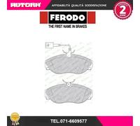 FERODO FVR1396 Kit pastiglie freno, Freno a disco per CITROËN,FIAT,PEUGEOT