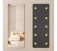 FVTVHEV Acrilico Specchio Specchio Adesivo da Parete Materiale Acrilico infrangibile Specchio da Parete Lungo Risparmia Spazio Adatto per soggiorni camere da Letto corridoi e ingressi(30x60cm)