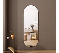 FVTVHEV Acrilico Specchio Specchio da Parete Adesivi Immagini nitide Design con Angoli arrotondati Antiurto e infrangibile Facile da installare Perfetto per Soggiorno Camera da Letto Ingresso(Natural