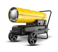 FVTVHEV Cannone riscaldante 20kW Diesel Essiccatore per edifici Riscaldatore per edifici Generatore di Aria Calda Termoventilatore Diesel Olio 19L Serbatoio con Termostato Riscaldatore Olio Flusso