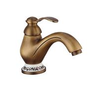 Fw Rubinetto Bagno Elegant Miscelatore Monocomando Lavabo Bagno Antico Bronzo Ottone Rubinetto Bidet, Regolazione A Caldo E Freddo, Valvola In Ceramica, Senza Piombo E Nichel