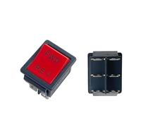 FWD-REV 6 Pin Toggle Rocker Switch Electrical Welding Machine Power 2 Position ON-OFF Red Boat Push Button AUOQKQUT(One Size)