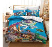 FWDDDEQ® Set Biancheria da Letto Copripiumino Microfibra, Set Biancheria da Letto Re 240X220 Cm Personaggio dei Cartoni Animati Anime 3D Copripiumino E Federe in Morbida - Antiallergia Facile da Cura