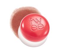 fwee Blurry Pudding Pot | Airbrushed Blush & Lip, Buildable Pigment, Long-lasting, Lightweight, Easy to Blend, Natural Soft Matte Finish - Dear (Coral Brown) | 0.17 oz