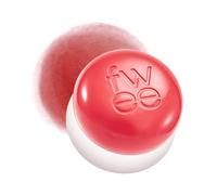 fwee Blurry Pudding Pot | Airbrushed Blush & Lip, Buildable Pigment, Long-lasting, Lightweight, Easy to Blend, Natural Soft Matte Finish - Girls (Coral Red) | 0.17 oz