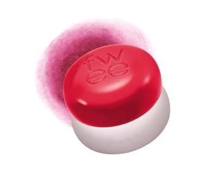 fwee Blurry Pudding Pot | Airbrushed Blush & Lip, Buildable Pigment, Long-lasting, Lightweight, Easy to Blend, Natural Soft Matte Finish - Greedy (Plum Red) | 0.17 oz