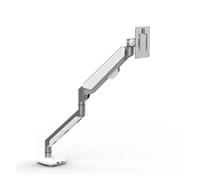 FWFDTQBSP Rack for computer desktop con supporto for monitor for molla a gas a braccio singolo e grande capacità di carico da 36 pollici 12 kg(Silver)