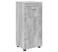 FWIKDUN Badezimmerschrank-Set TULUM Grau Sonoma 37 x 31,5 x 82 cm | Holzwerkstoff, Matt Oberfläche, Viel Stauraum, Feucht Tuch Reinigung, Montage Erforderlich