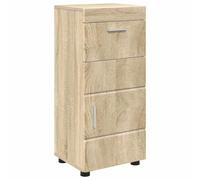 FWIKDUN Badezimmerschrank-Set TULUM Sonoma-Eiche 37 x 31,5 x 82 cm | Holzwerkstoff, viel Stauraum, matte Oberfläche, einfache Reinigung, Montage erforderlich