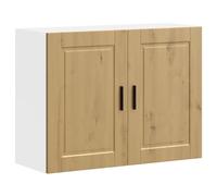 FWIKDUN Küchen-Hängeschrank Porto Artisan-Eiche Holzwerkstoff | Mit Türen, Feuchtigkeitsbeständig, Pflegeleicht, Vielseitig für Wohnzimmer, Flur