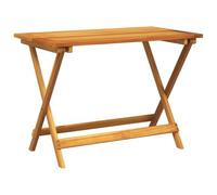 FWIKDUN Tavolo da Giardino Pieghevole 90x52,5x65 cm Legno Massello Acacia | Ripiegabile per Risparmio Spazio, Superficie Oleata Facile da Pulire, Adatto a Terrazza e Balcone