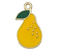 FWJUNHUYC Colorato Frutta Ciondolo Gioielli Accessori Drip Olio Lega Accessori Gioielli FAI DA TE Bracciale Collana Orecchini Pendente, Calcedonio