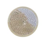 FWJUNHUYC Gioco labirinto di legno di bambù labirinto rotondo labirinto in legno massello