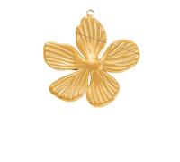 FWJUNHUYC Gli accessori per gioielli fai da te non sbiadiscono accessori per collane di fascia alta galvanica ciondolo in acciaio inossidabile reale 18k ciondolo singolo, Calcedonio