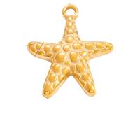 FWJUNHUYC Gli accessori per gioielli fai da te non sbiadiscono accessori per collane di fascia alta galvanica ciondolo in acciaio inossidabile reale 18k ciondolo singolo, Calcedonio